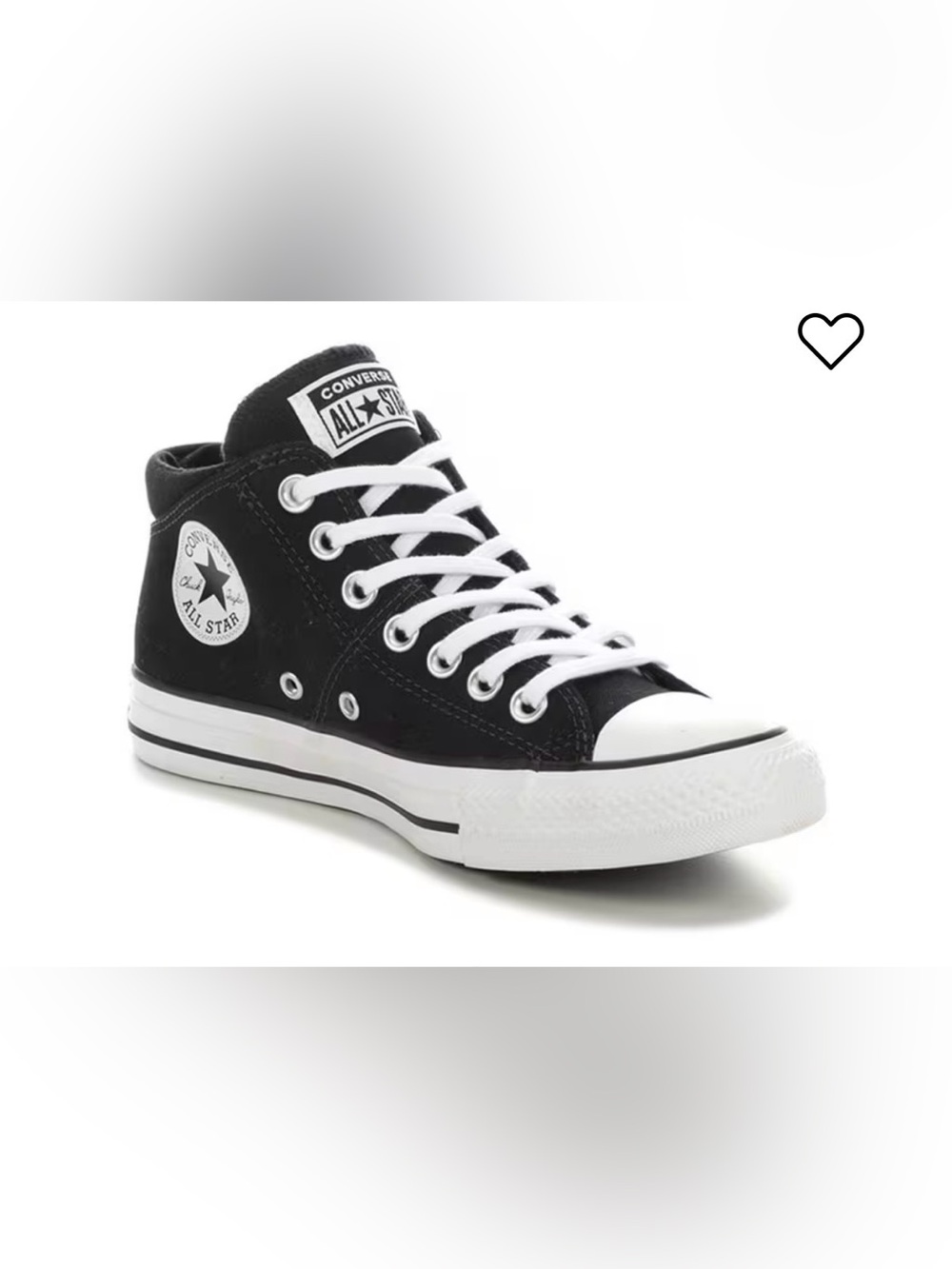 Converse Mid Top Black Sneakers